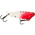1 1/2oz - Blitz Blade - Blade Bait for Walleye, Lake Trout, COHO Salman, Pike, Musky Made in USA 100% Zinc Alloy - color: Red / White
