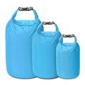 Dry Bag Set, Waterproof Small Lightweight Dry Bags for Paddle Board Kayaking, Fishing, Camping(Blue, 2L+5L+10L) - color: Blue, size: 2+5+10L