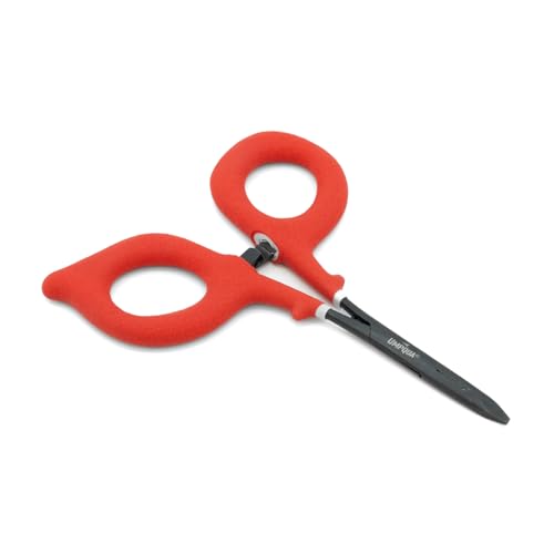 Umpqua Rivergrip PS Forceps Straight Red - color: Red
