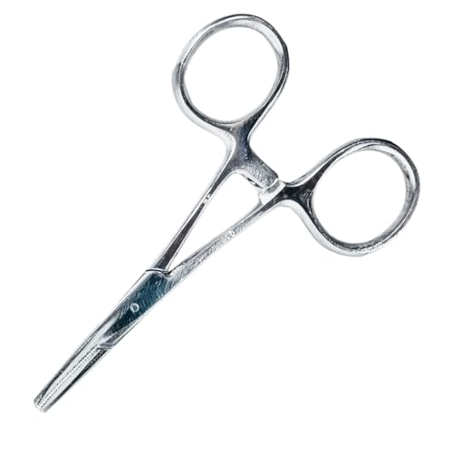 ADROIT (2 Pack) 3.5" Straight Tip Stainless Steel Hemostat | Great for Sewing, Crafting, Jewelry Making and Other Uses! - size: 3.5", style: Straight