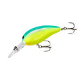 Norman Middle N Mid-Depth Crankbait Bass - color: Chartreuse/Blue