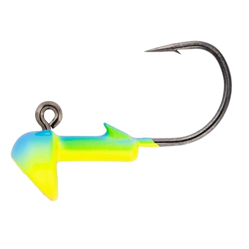 Northland Fishing Tackle Freshwater Tungsten Short Shank Fishing Jig for Bass, Walleye, Trout, and Many Others - color: Parrot, size: 1/4 Oz