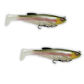 USA Bass Tackle Magnum Swimbait - Paddle Tail Swimbaits Pre Rigged Fishing Lures Premium Lure with Strong Owner Hook, Magdraft Style Bait for Giant Freshwater Predator Fish - color: HD Trout