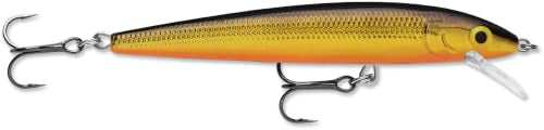 Rapala Husky Jerk 10 Fishing Lures - color: Gold