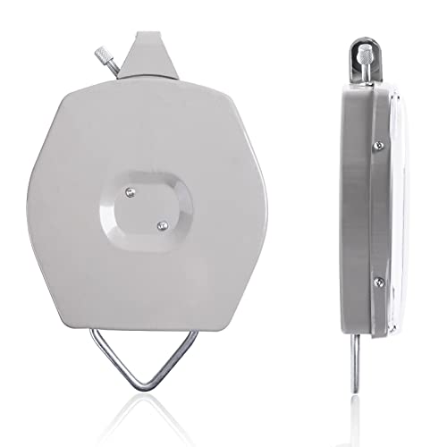 Mechanical Hanging Scales 110lbs/50kg, High Accuracy Spring Dial Weight Scale for Kitchen Fishing Hunting Farms - color: B1:110 pounds/50kg-Gray