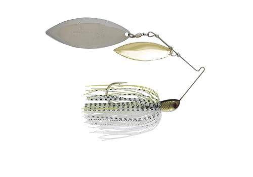 Luck E Strike Jimmy Houston Legends Spinner Bait with Willow Blades - color: SX Shad, size: 3/8 OZ