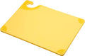 San Jamar Saf-T-Grip Plastic Cutting Board with Safety Hook, 9" x 12" x 0.375", Yellow - color: Yellow