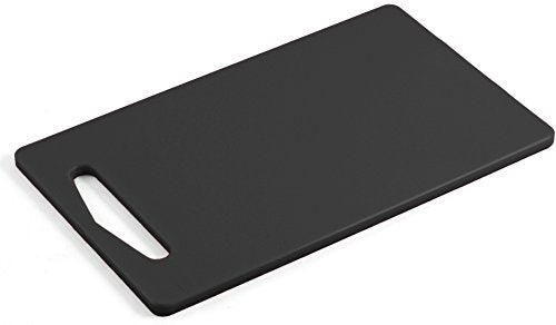 Linden Sweden Anita Cutting Board with Handle - Safe for Meat and Produce, Won't Dull Knives - Slim, Lightweight Design for Easy Storage - Durable, Dishwasher-Safe, Sm, Black, Small - 9, 25” x 6” - color: Black, size: 9.3"L x 6"W
