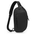 Small Sling Bag with RFID Blocking, Mini Fanny Pack for Women and Men, Convertible Crossbody Anti Theft Chest Bag for Travel Hiking Running, Black - color: Black