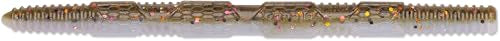 CrushCity Pig Stick Soft Plastic Stick Worm Bait, Versatile Finesse Action for Wacky, Neko, Texas & Ned Rigs - color: Goby, size: o/s
