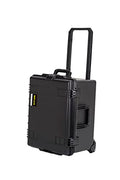 MEIJIA Premium Waterproof Rolling Hard Camera Case,Hard Protective Case with customizable fit foam and wheels,Full Protection with Light&Convenient Design,Elegant Black (24.6"X19.7"X14.4") - size: 24.6"X19.7"X14.4"