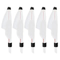Milltrip Fishing Rod Tip Protector, 5PCS Plastic Telescopic Fishing Rod Tip Cover, Fishing Pole Top Protector for Sea Fishing Accessories, Lightweight Design to Reduce Friction & Extend Rod Life (2) - size: 1#
