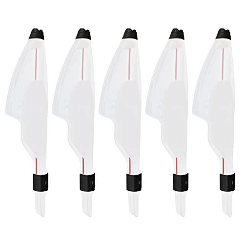 Milltrip Fishing Rod Tip, 5pcs Plastic Telescopic Fishing Rod Tip Cover Fishing Pole Top Protector for Sea Fishing Accessories(3) - size: 3