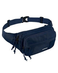 WATERFLY Fanny Pack Waist Packs: Large Crossbody Fanny Packs for Women Men with 5 Zipper Pockets Adjustable Strap Waist Bags Hip Pack for Traveling Cycling Running Hiking-Navy Blue - color: Navy blue
