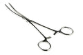 SE 8-Inch Stainless Steel Curved Forceps - Self-Locking, Serrated Tip for Precision Grip and Clamping - Perfect for Crafting, Fishing Tasks, Jewelry Making, and More! -681FC - size: 8", style: Curved
