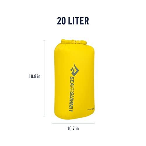 Sea to Summit Lightweight Dry Bag, Multi-Purpose Dry Storage - color: Sulphur Yellow, style: 20 Liter