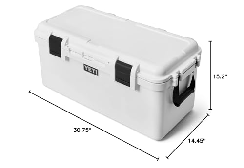 YETI LoadOut 60 GoBox Divided Waterproof Cargo Case, Dry Box, Camera Case, Fishing Tackle Box, White - color: White (GoBox 60), size: GoBox 60