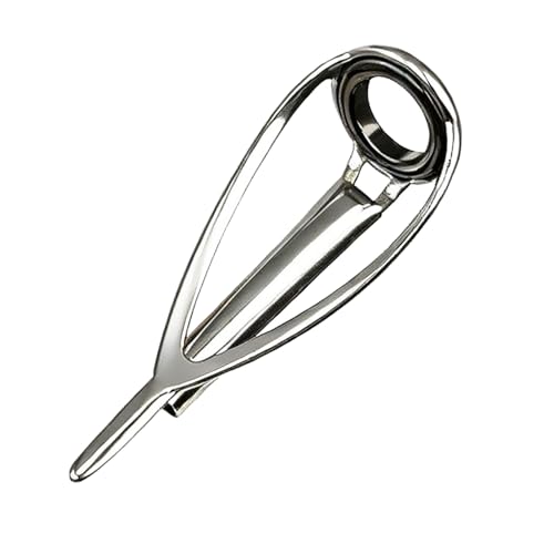 50PCS Fishing Rod/Pole Replacement Stainless Steel Tip Tops Repair Kits for Surf,Spinning, Casting - color: B-CRT 50PCS