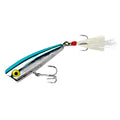 Rebel Lures Pop-R Topwater Popper Fishing Lure - color: Silver/Blue, style: Pop-r (1/4 Oz)