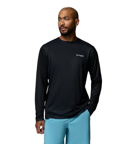 Columbia Men's Terminal Tackle PFG Sea Creature Long Sleeve - color: Black, size: Large