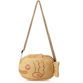 Saintrygo Chicken Hen Purse Bag Fluffy Shoulder Handbag Cute Duck Fish Cat Paw Funny Animal Gift for Women Mother's Day | Fluffy - color: Brownness, style: Fish
