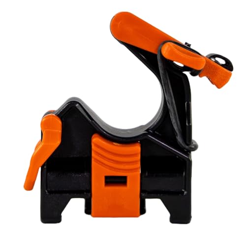 YakAttack FlipGrip Tool Holder – Spare Single Pack | Fits Fishing Rods, Paddles & ParkNPole | Three-Position Locking Design | Compatible with ClickTrac Rail System | Made in USA