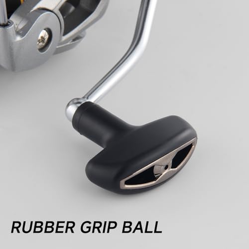 HAUT TON Spinning Reel 8000/9000/10000/12000/14000,6+1BB Metal Surf Fishing Reels,4.8:1 Gear Ratio 55lbs Drag Heavy Long Casting Inshore Saltwater Monster Fish - size: 6000, style: Ht-ngk