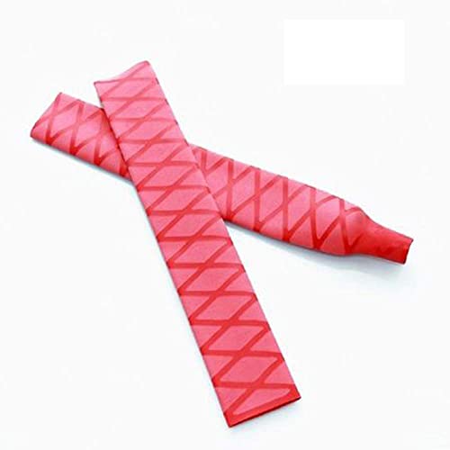 GREATFISHING Diameter: 25mm 30mm 35mm X-Tube Heat Shrink Sleeve Wrap Fishing Bulding Handle Cork Rod Grip with Non Slip Waterproof and Insulation 40 Inch Lengths Durable Repair - color: Red, size: Diameter:40mm; Length:1m
