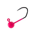Fly Tying Sickle Jig Heads - color: Pink, size: 1/8 OZ 50PCS