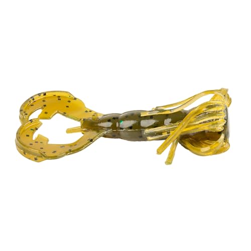 Strike King Rage Luau Craw Soft Bait - color: 46 - Green Pumpkin