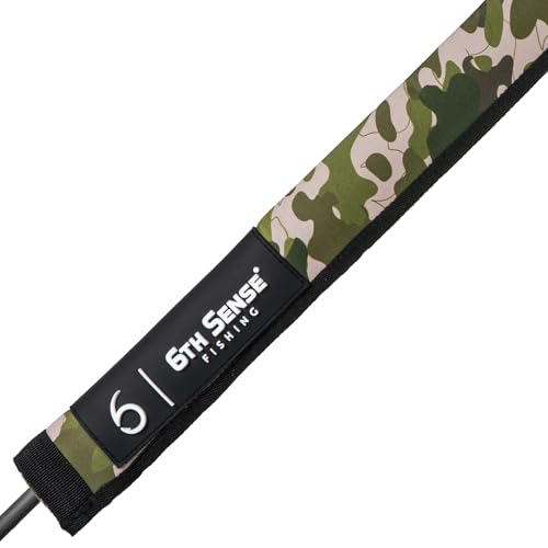 6th Sense ProSix Rod Sleeve – Hook-Resistant Neoprene Covers for Superior Durability, Color-Coded Rod Storage or Organization, Floating Material (Senses - Duckland, Spinning) - color: Senses - Duckland, style: Spinning