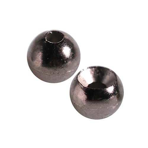 25 Pack 27 Colors 1.5-6.4mm Cyclops Tungsten Beads for Fly Tying - color: Black Nickel, size: 2.0mm(5/64'') 25 Pack