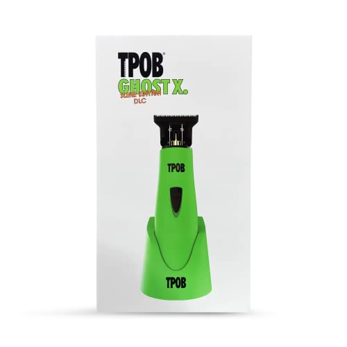 TPOB Ghost X Beard Trimmer Hair Clippers for Men, Professional Hair T-Blade Trimmer Cordless Rechargeable Edgers Clippers Electric Beard Shaver (Ghost X Slime) - color: Ghost X Slime