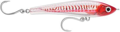 Rapala X-Rap Magnum Stick Jerkbait - color: HD Red Head UV