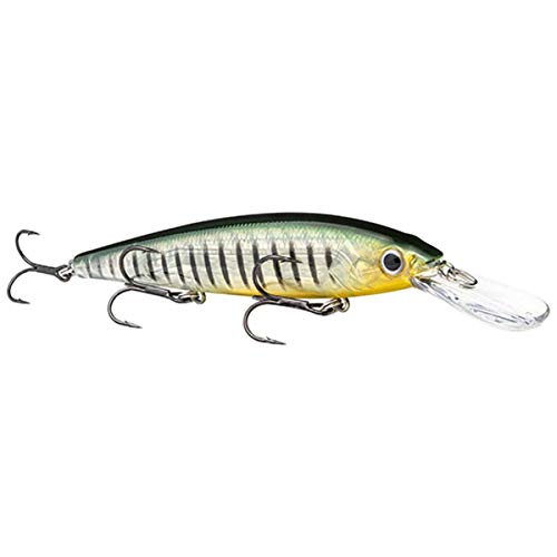Strike King KVD Deep Jerkbait 3-Hook Fishing Lure, 3/5 oz, 4.75" - color: Phantom Perch