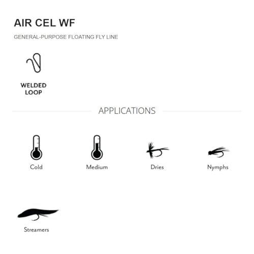 Scientific Anglers Air Cel Floating Lines - color: Orange, size: WF-5-F