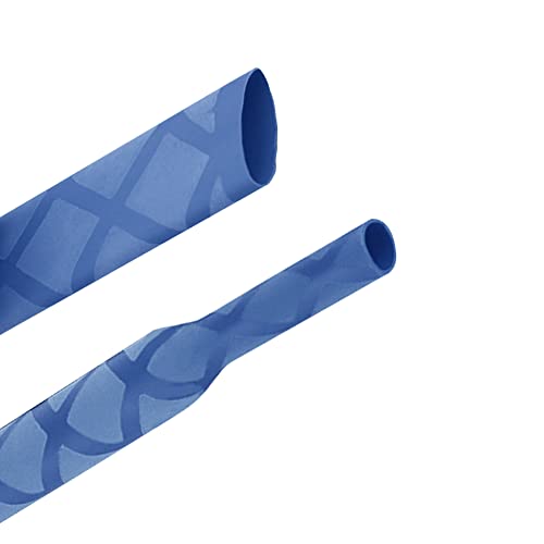 Heat Shrink Wrap Tubing Sleeve for Fishing Rod Grip Handle Cork X-Tube with Non-Slip Insulation Blue (Diameter 40mm, Length 39in) - color: Blue, size: Diamter:40mm Length:39in