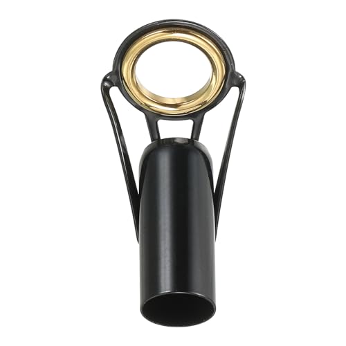 PATIKIL Fishing Rod Tip Repair Kit Stainless Steel Pole Ring Guide Replacement for Saltwater Freshwater Fishing - color: Golden, size: 6.5-10mm