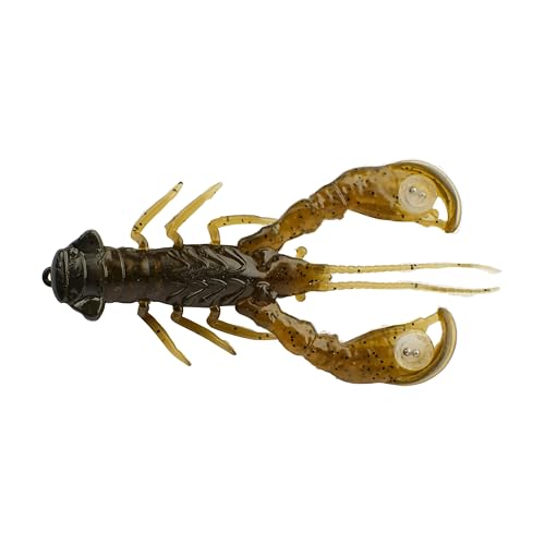 Berkley PowerBait Clatter Craw Fishing Soft Bait - color: Green Pumpkin