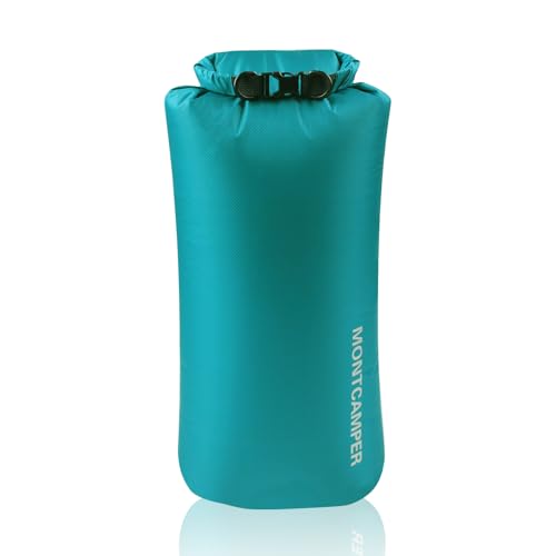 Waterproof Dry Bag 20L – 30D Nylon Roll Top Dry Sack with PU Coating, Lightweight Water-Resistant Storage for Kayaking, Camping, Hiking, Fishing & Beach (Turquoise Blue) - color: Turquoise blue, size: 20L