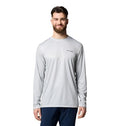 Columbia Men's Terminal Tackle PFG Tarpon Rise Long Sleeve - color: Cool Grey/Trout Rise, size: X-Small