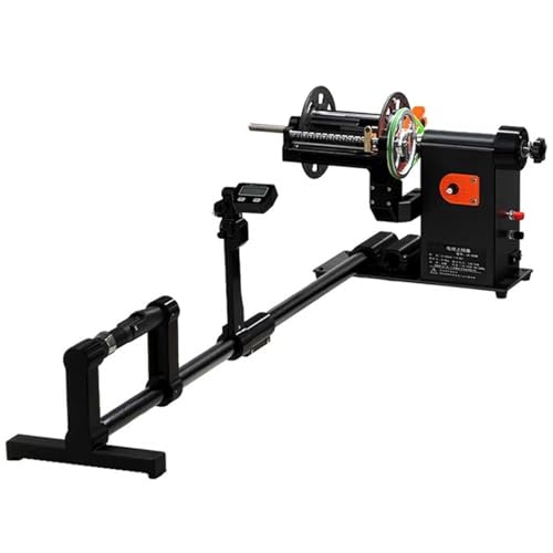 Electric Fishing Line Spooler Winder, Fishing Reel Spooling Station, Adjustable Speed 0-300 R, 0-8kg Damping Brake, with Meter Counter, for Trolling Reel