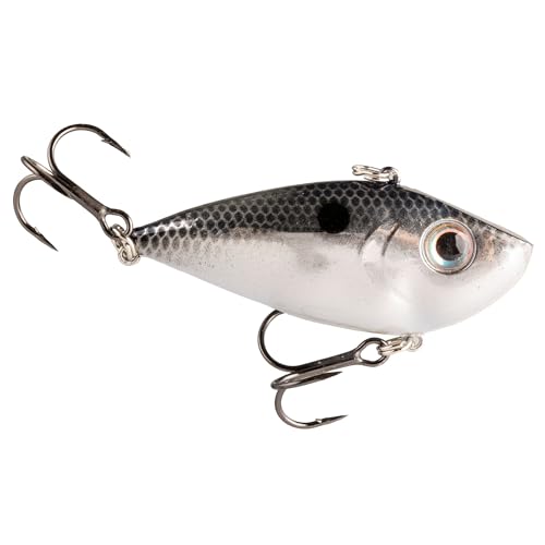 Strike King Red Eyed Shad Lipless Hard Bait - color: 401 - Smokey Chrome / Blue