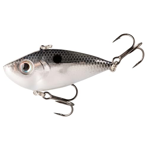Strike King Red Eyed Shad Lipless Hard Bait - color: 401 - Smokey Chrome / Blue