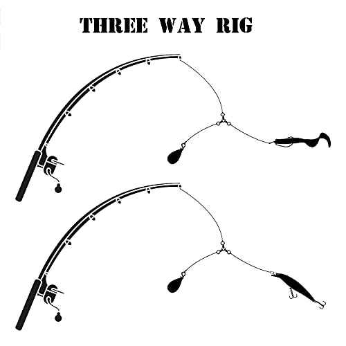 3 Three Way Swivels Fishing Tackle for Catfish Rig, 30/60pcs T-Turn Swivels Triple Cross Line Swivels Stainless Steel Fishing Lure Connectors for Trolling Catfish Rig Saltwater Freshwater 30-220lbs - size: 1#_79lbs_60pcs