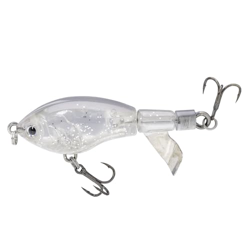 Strike King Bitsy Chickin Fishing Lure, Topwater Plopper, 2 1/2-Inches, 1/4-Ounce - color: Shad Spawn