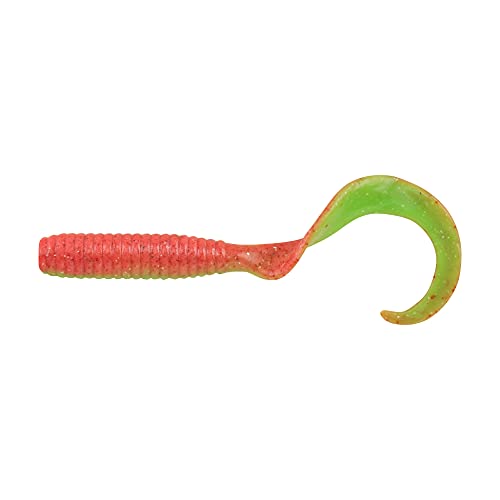 Berkley Gulp! Grub Saltwater Fishing Soft Bait - color: Nuclear Chicken, size: 8- Inch