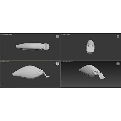 Blank Unpainted Minnow Crankbait Topwater Lipless Jerkbait Fishing Lures - color: UPC503
