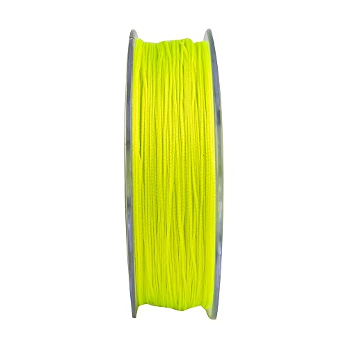 HERCULES Braided Fly Line Backing 20lb 30lb, 100Yds 300Yds, with Long-Lasting Color - color: Fluorescent Yellow, size: 30LB 300Yds