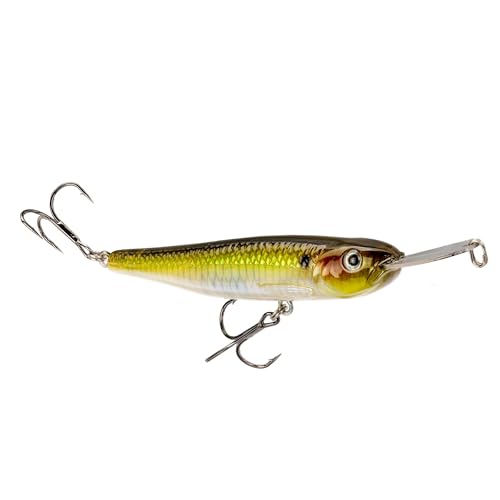 Strike King Evader 80 Fishing Lure, Swimming Topwater Bait, 7/16-Ounce - color: Ghost Herring